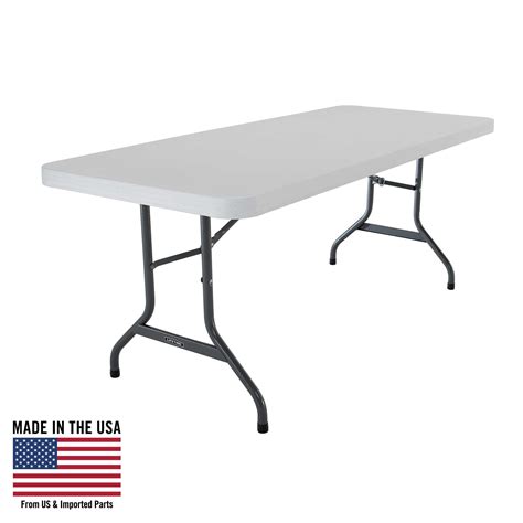 lifetime table 6ft|lifetime 6' commercial folding table.